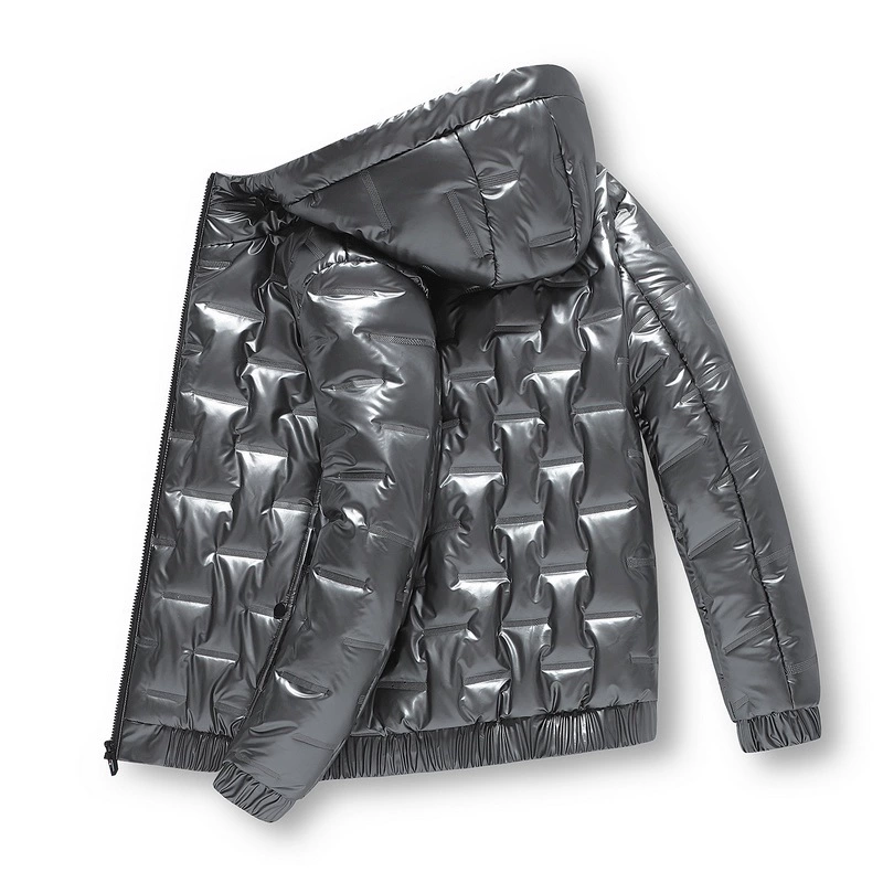Men's winter short down jacket, trend keep warm hoody