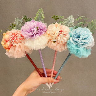 Practical and High-End Teacher's Day Gifts for Teachers, Flower Pens as Souvenirs, Valentine's Day Gift Boxes with Bouquets for Girlfriends and Best Friends