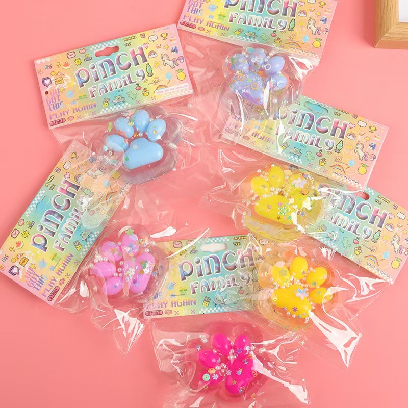 투명한 고양이 발톱 핀치 [혼합모]