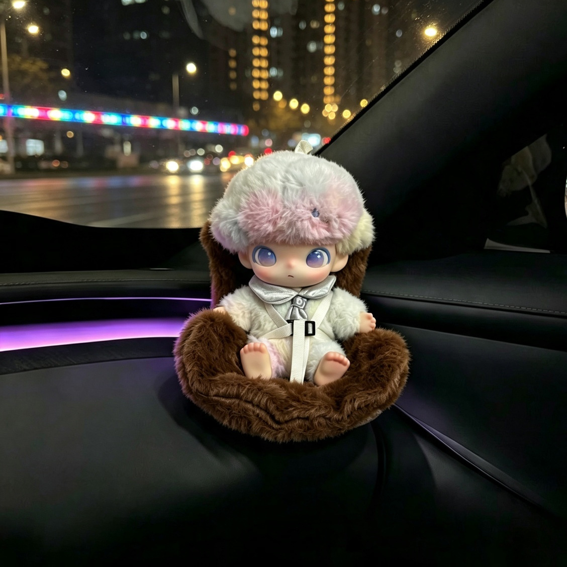 Mi SU7/YU7 doll car seat, Shangjie z7/Xiaopeng L03 doll safety seat, car decoration