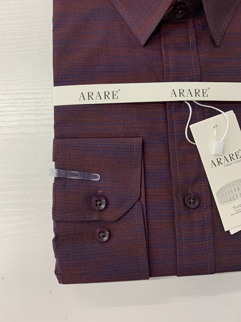 Men's Long Sleeved Solid Color Cardigan Shirt Basic Elegant Style Single Breasted Polyester Casual Shirt_viptrois.com