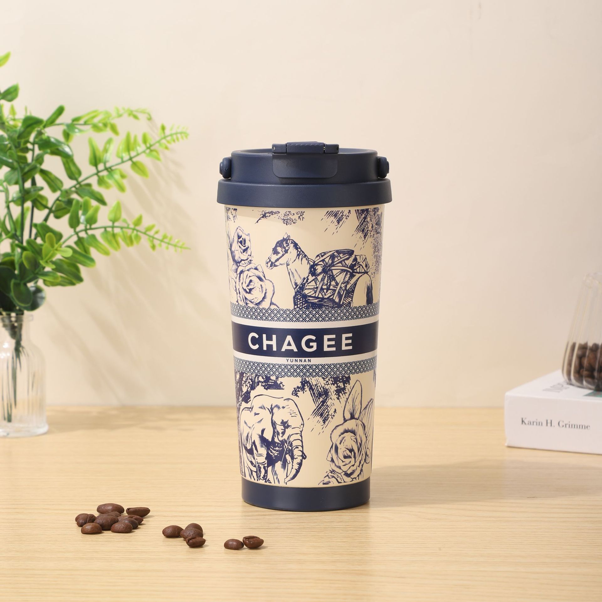 블루 오버로드 차 소녀