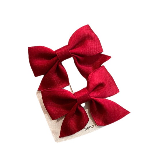 Bow headband children's hairpin female cute princess hairpin Korean girls jewelry side clip clip hair accessories headdress