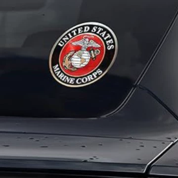 Старший морпех США USMC, виниловая наклейка с орлом для автомобиля, грузовика