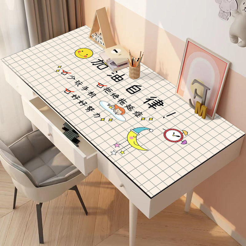 Ultra-Thick Kidsren's Writing Desk Desk Mat Dining Table Mat Waterproof and Oil-Proof Pvc Learning Writing Environmentally Friendly Soft Leather Tablecloth Ultra-Thick Kidsren's Writing Desk Desk Mat Dining Table Mat Waterproof and Oil-Proof Pvc Learning Writing Environmentally Friendly Soft Leather Tablecloth
