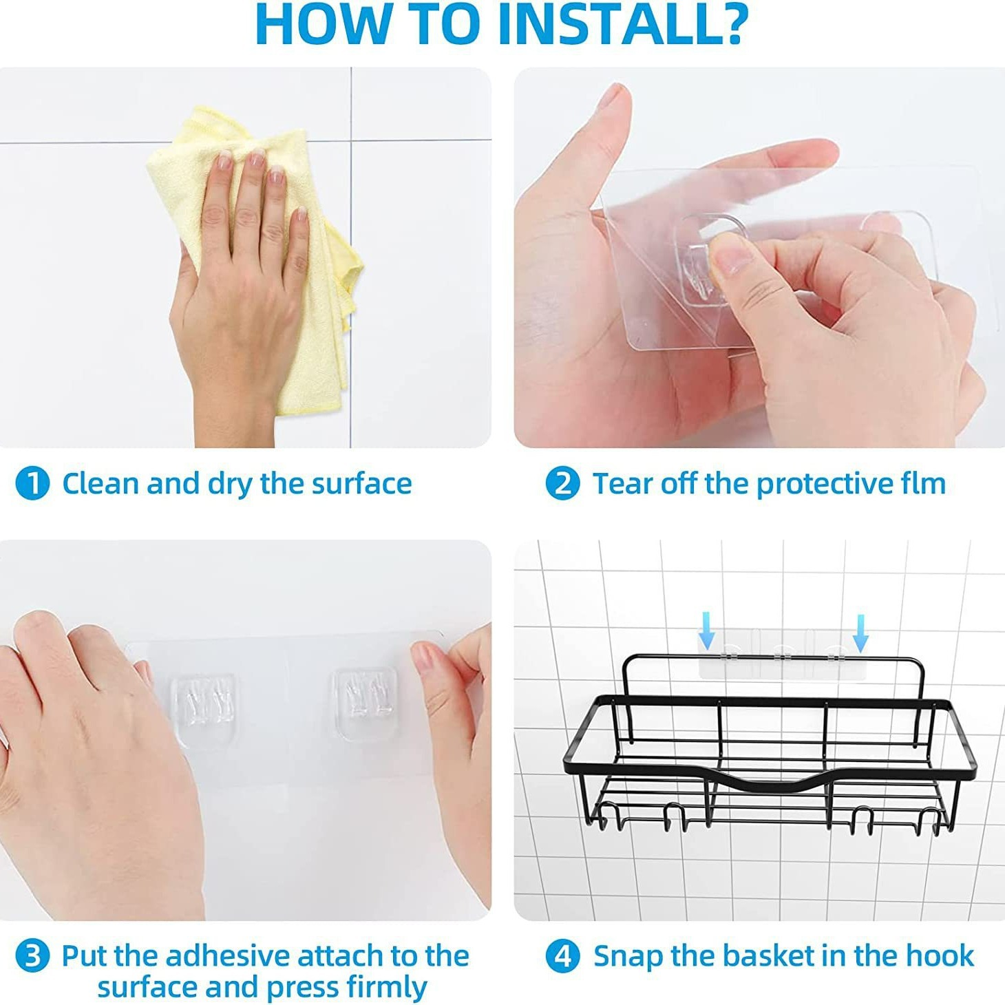 Amazon baño almacenamiento rack baño ponche libre jabón ducha rack artículos de tocador rack