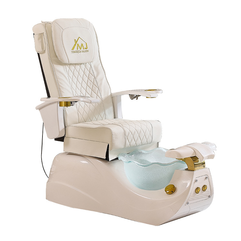 Sillón de Pedicura Eléctrico Multifuncional, Sofá de Masaje de Pies Especial para Salones de Belleza, Exportación