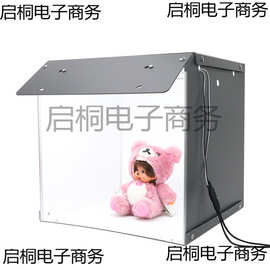 产品摄影棚处理图片照相摄影棚拍照灯箱简易器材背景折叠拍摄