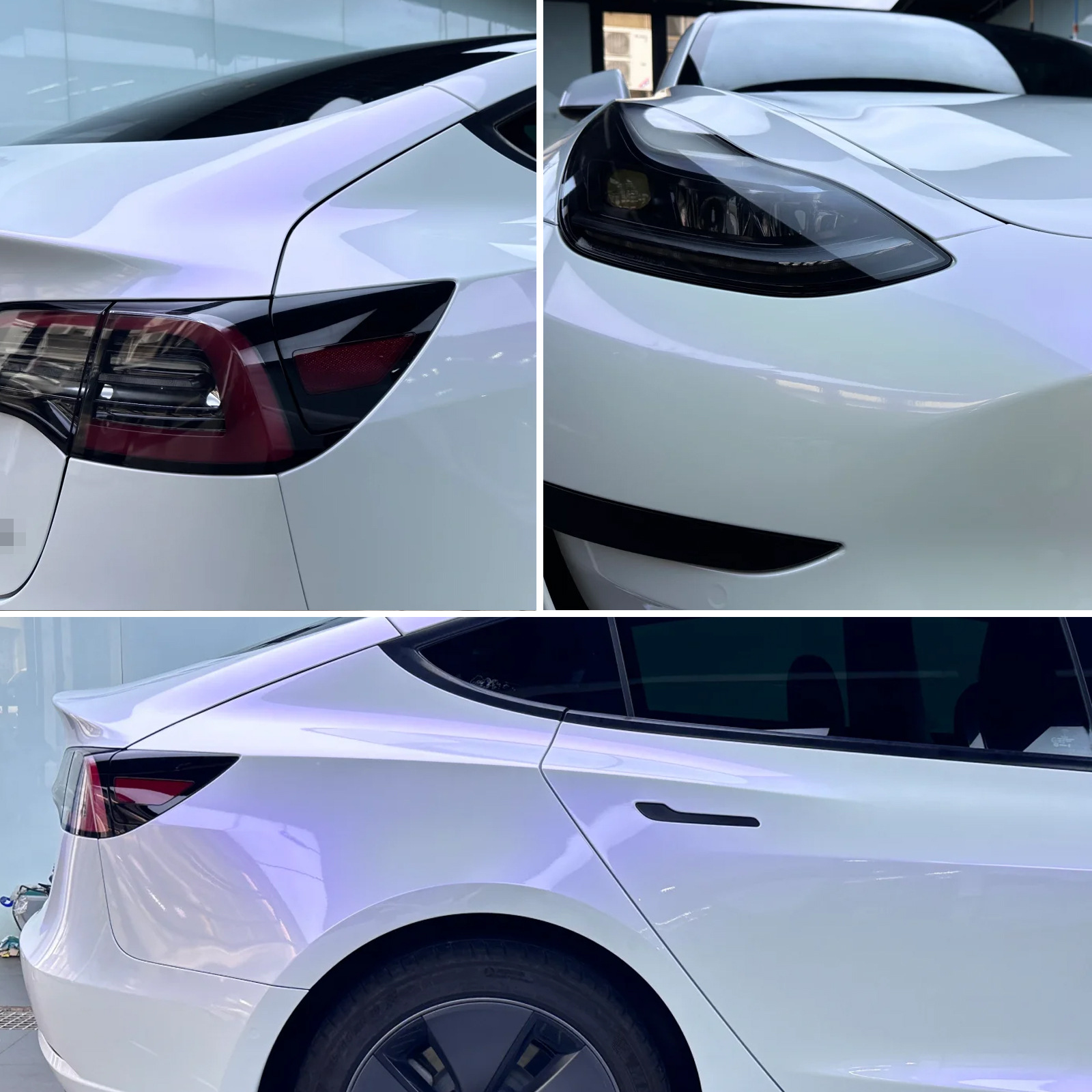 Cross-Border Supply of High-Quality Tpu Color-Changing Film Ppf in White and Purple for Car Color Change Protection Film, Scratch-Resistant and Heat-Repairable