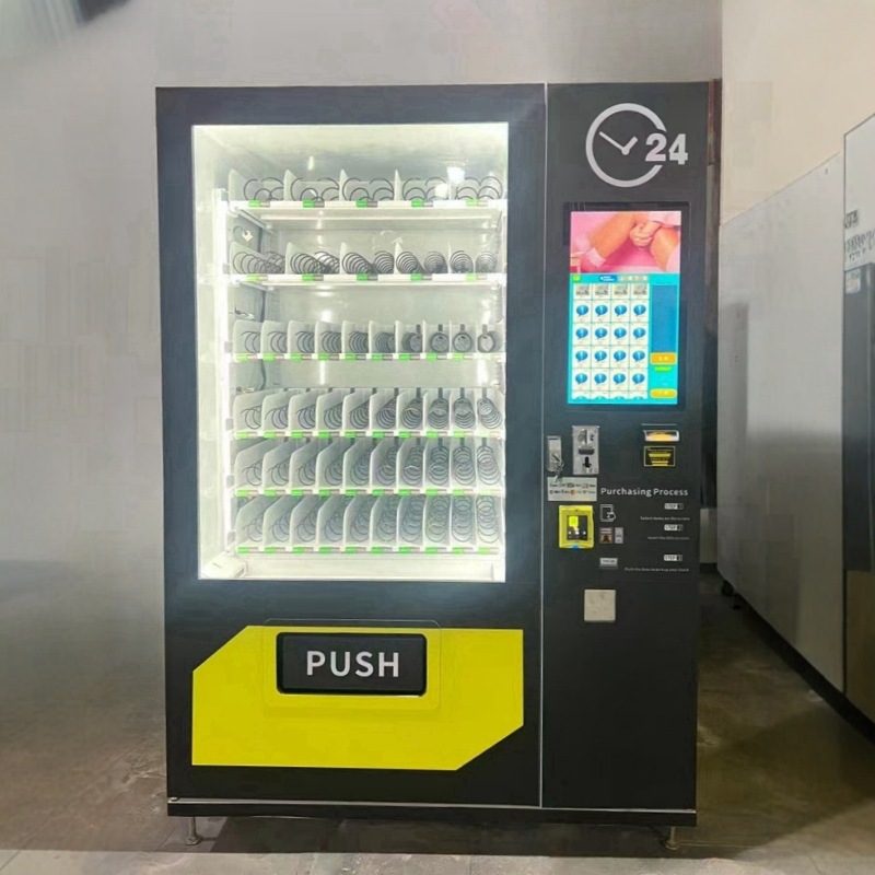 【工厂直销】二手自动售货机多功能零食饮料机无人扫码现金售卖机
