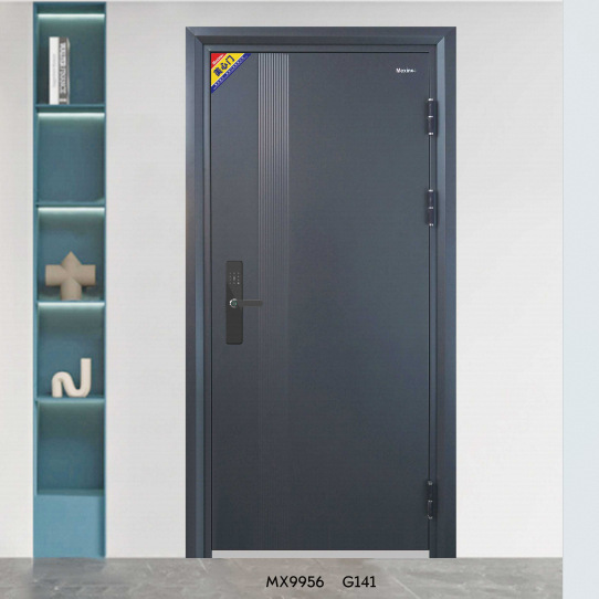 Meixin Villa Korean-Style Double-Door Entrance Door Single/Double Door Wholesale Modern Simple Stainless Steel Anti-Theft Door Meixin Villa Korean-Style Double-Door Entrance Door Single/Double Door Wholesale Modern Simple Stainless Steel Anti-Theft Door