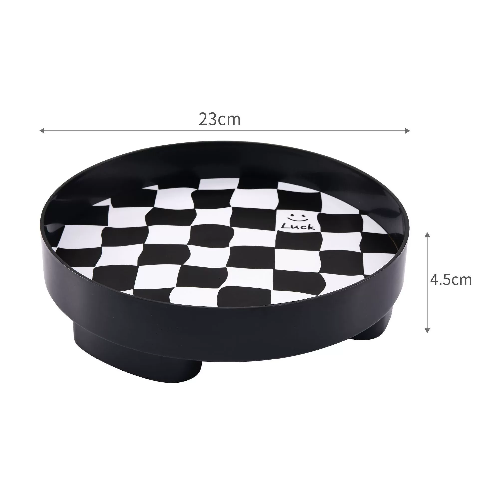 Круглая деревянная подставка для хранения/tray?