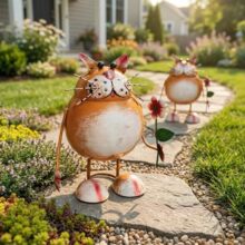 �羳���R�d���⌍�ñ�yVintage Cat Iron Statue�͹�؈���@�b�
