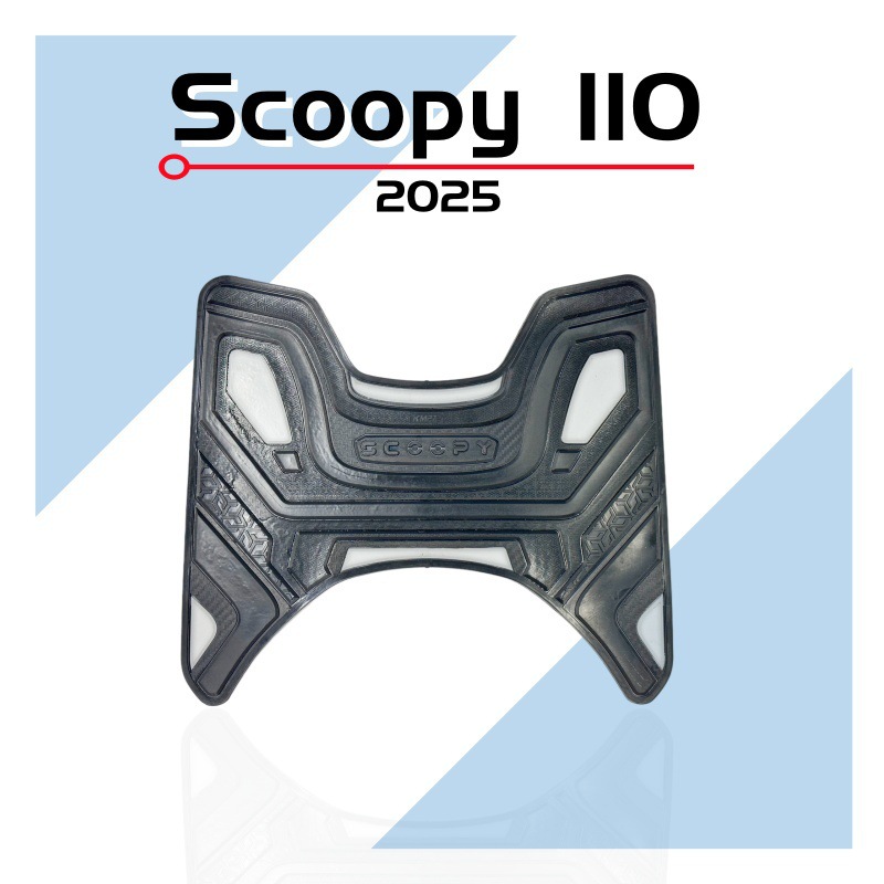 Suitable for Honda Scoopy 110 fi 2025 model motorcycle anti-slip foot pads, thickened rubber, cross-border factory wholesale