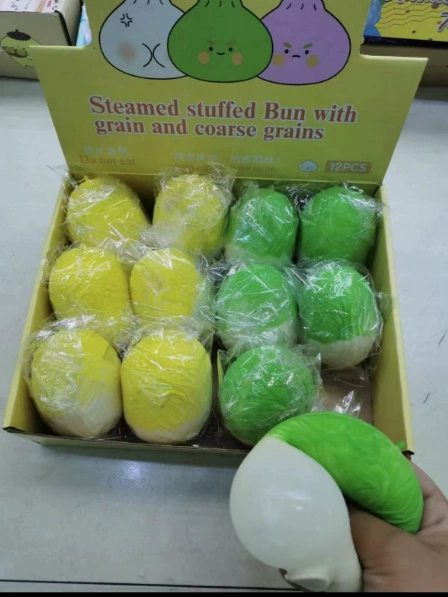 Realistic Squishy Toy (TPR) — Simulation Bun & Decompression Slime, Assorted 5–10 cm