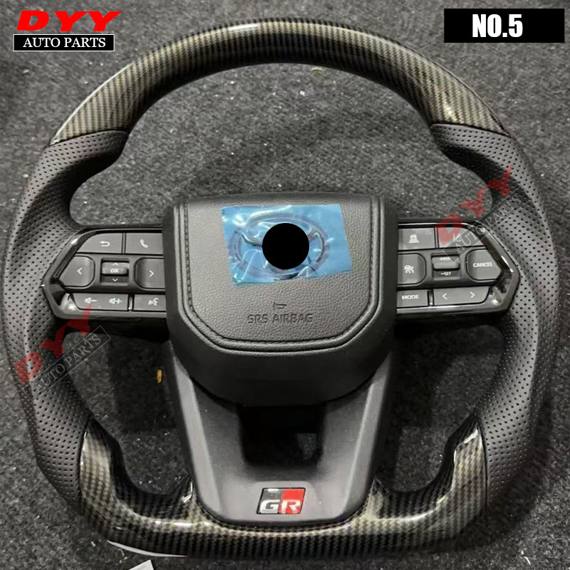 Upgrade Steering Wheel for Lexus NX/RX/LX570/GX460 to LC GR Carbon Fiber