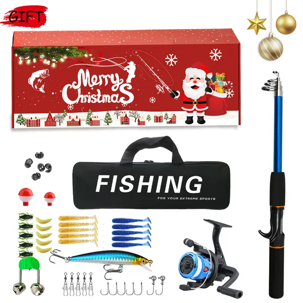 Cross-Border Luya Fishing Lovers Christmas Gift Luya Fishing Gear Set Amazon Christmas Gift Box Set Wholesale