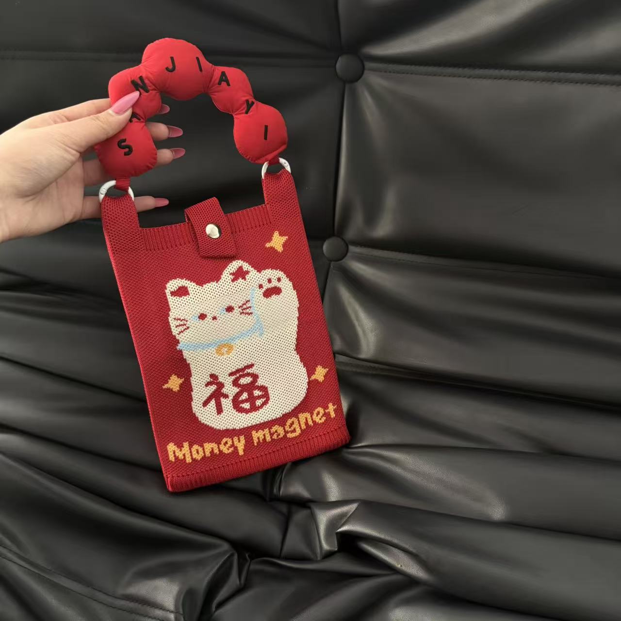 S-럭키캣+레드 핸들