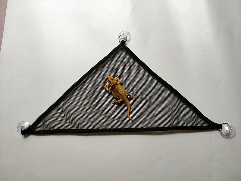 Reptil mascota hamaca de Navidad lagarto hamaca de verano fresco lagarto hamaca de malla al por mayor