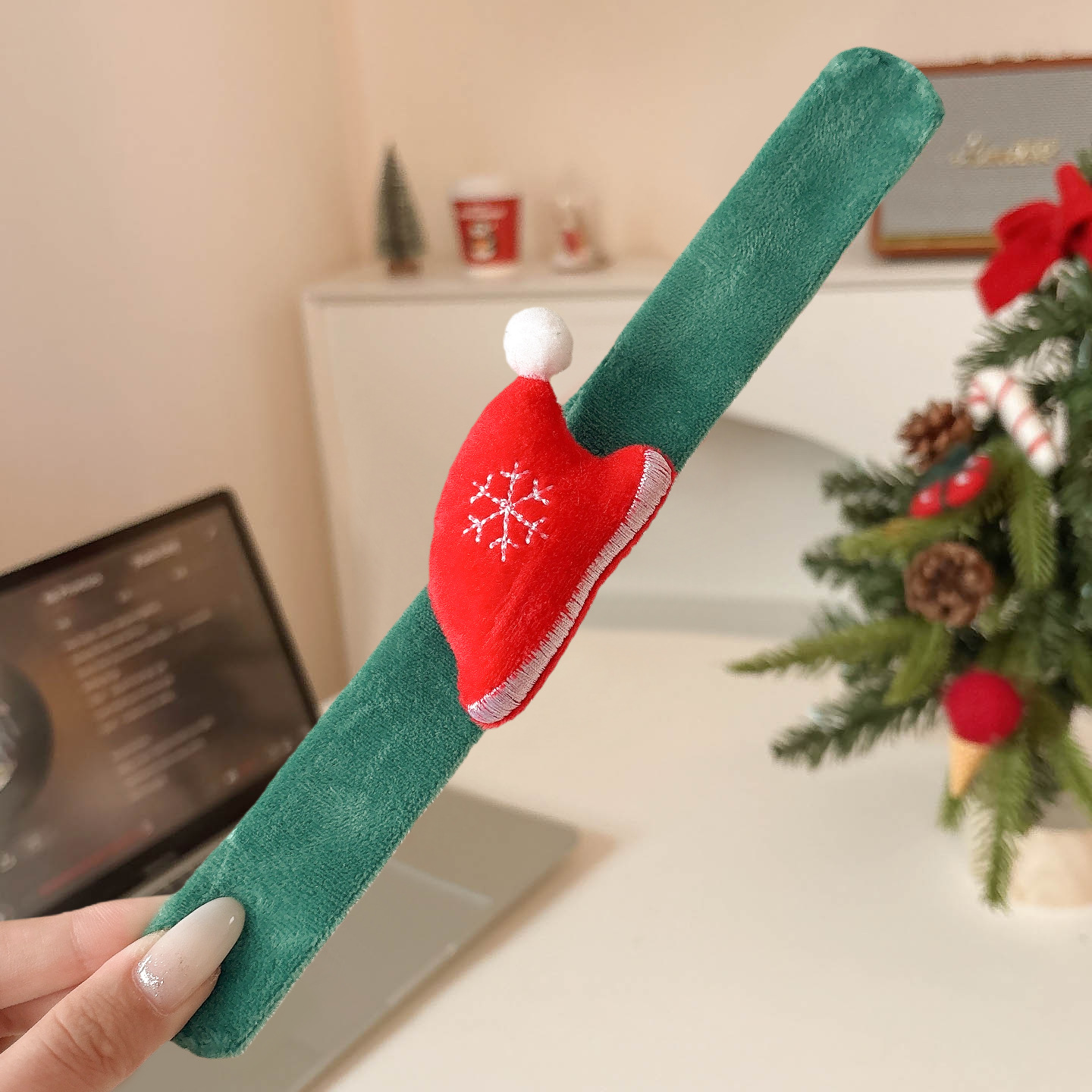 Decoraciones de Navidad para niños regalos anillo de muñeca Yiwu productos pequeños anillo de palpitación de alce al por mayor