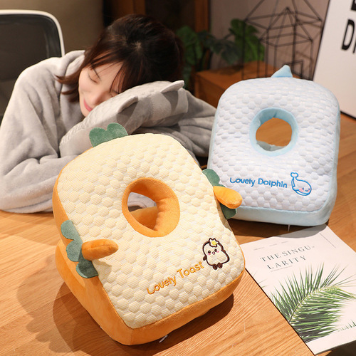 Ice silk nap pillow, sleeping pillow for primary school students, lunch break artifact, office pillow, pillow for students, sleeping on the desk, summer