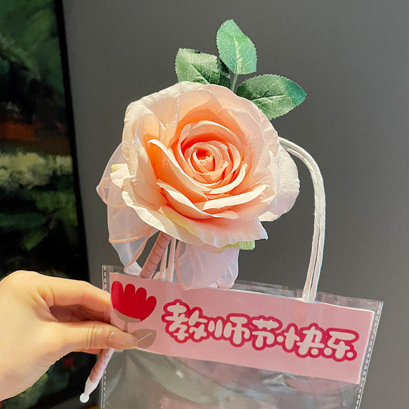 开学幼儿园教师节感恩送老师花笔小礼物永生花束笔礼品精致实用|undefined