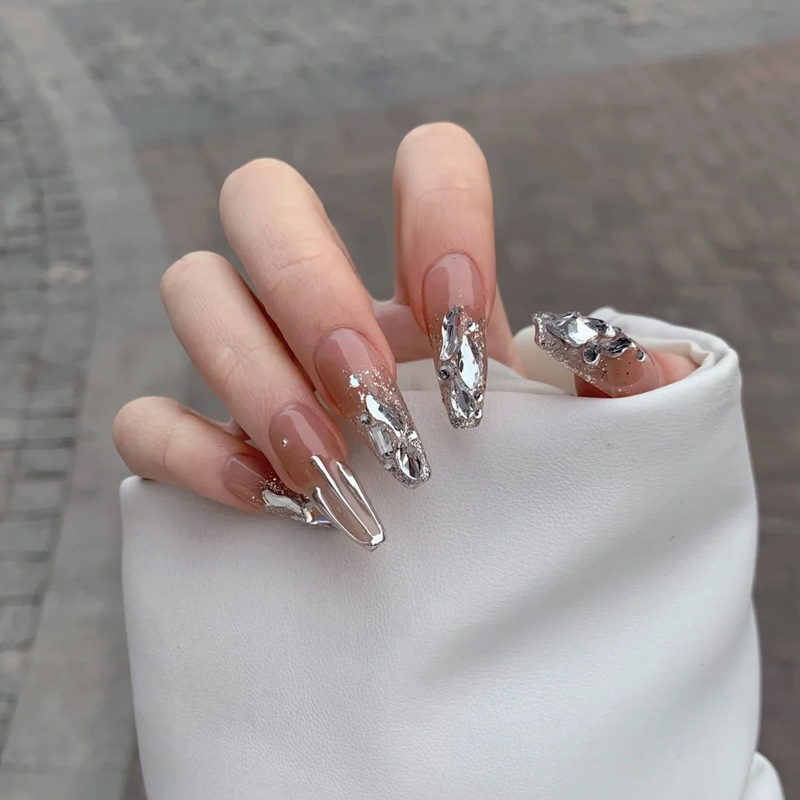 20g Weight wear manicure Nail Supplies 1 Set Quantity Synthetic Resin Material Bow Knot Pattern Fairy Style Style Fairy Style Bow Knot Synthetic Resin Wear Manicure 1 Set 3