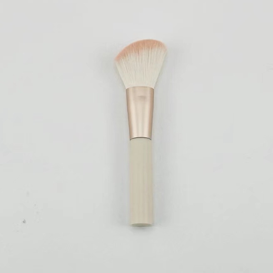 Single Sub Powder Portable Short Loose Powder Cosmetic Tool Fiber Makeup Brush Imitation Wool Blush Brush