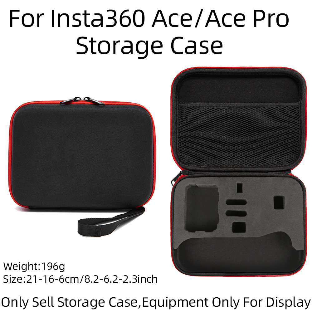 Adecuado para Insta 360 ACE pro deportes bolsa de la cámara portátil resistente a la presión accesorios bolsa de almacenamiento PTZ bolsa de mano