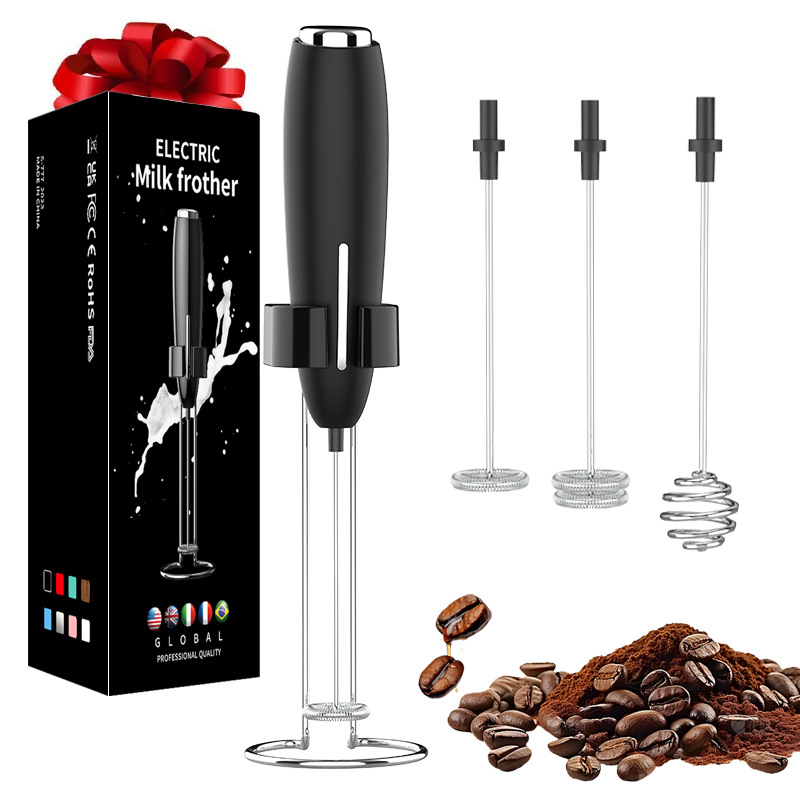 Fuente de fabricación de batidor de leche eléctrico mini portátil burbuja de café batidor de huevos transfronterizos Amazon image 6