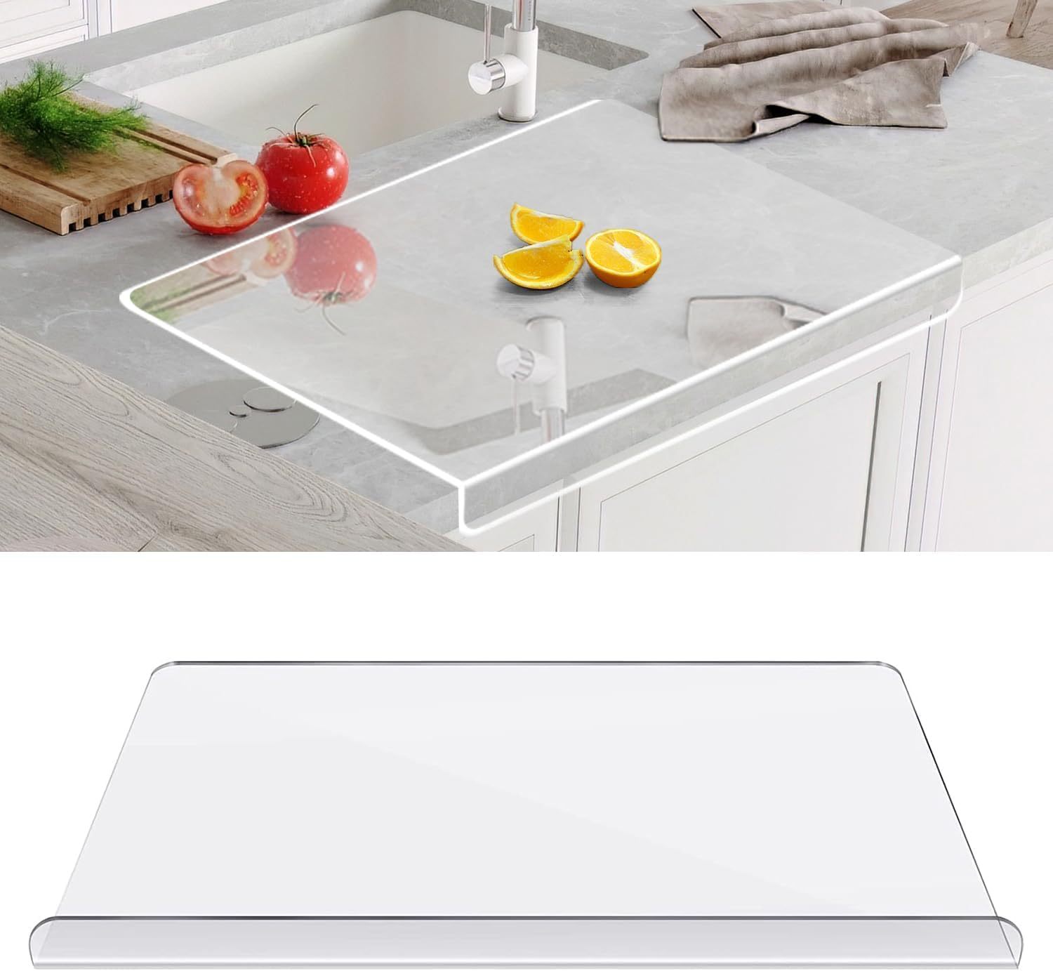 437g Weight Chopping Board Kitchen and drinking utensils 1 Piece Quantity Home Occasion Acrylic Material Solid Color Pattern Simple Style Style Simple Style Solid Color Arylic Chopping Board 1 Piece 5