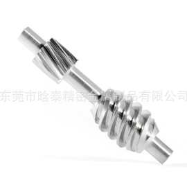 来图订制小模数蜗杆 高精密双导程传动轴杆涡轮蜗杆加工定制精磨