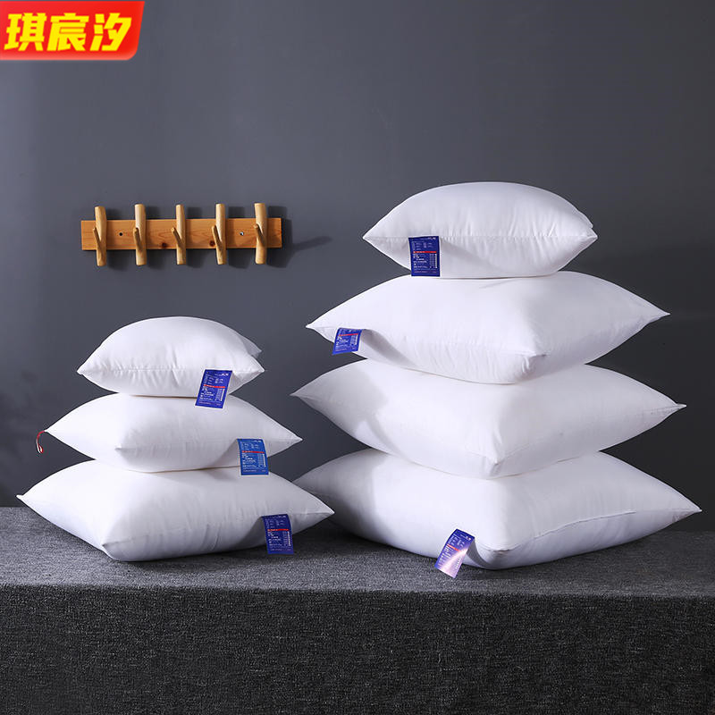 Factory wholesale super soft sanding cushion pillow square cushion core feather velvet pillow core square pillow waist pillow pillow pillow multi specifications