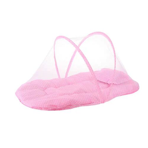 Baby mosquito net, foldable, no installation required, anti-mosquito cover, full-coverage with cotton pad, universal for infants and children