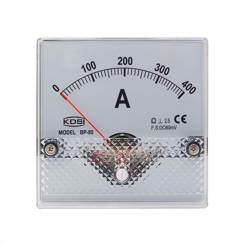 KDSI/康的斯指针式直流电流表BP-80 DC60mV 400A接分流器使用