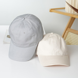 High-Quality Pure Cotton Soft Top Baseball Cap for Men with Large Head Circumference, Summer Deep Top Peaked Cap, Face-Slimming Cap for Women, Trendy