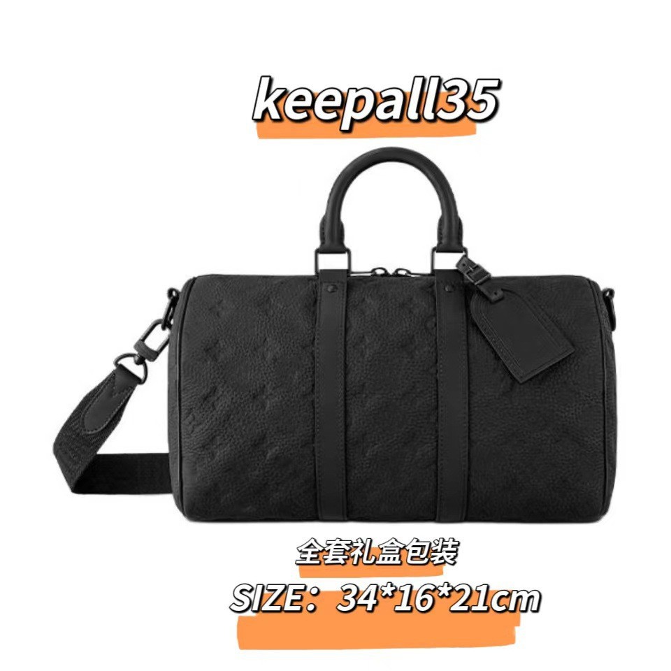 New Leepall35 Cowhide Men's Bag Trendy Street Men's Pillow Bag Casual Shoulder Handbag Messenger Bag