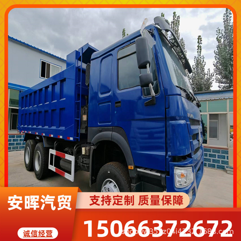 倾斜后翻翻斗车二手后翻自卸车渣土工程车前四后八渣土车出售出口