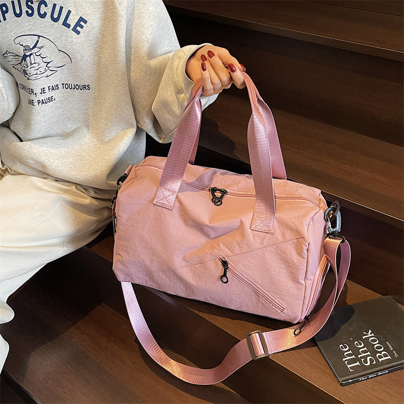 Wet and Dry Separation Sports Fitness Bag Large Capacity Swimming Storage Bag Beach Bag Women's Lightweight Portable Short-Distance Travel Bag