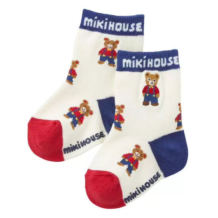 Детские мультяшные милые knee socks для мужчин и женщин, с маленькими медведями, средняя длина