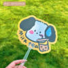 Genuine cartoon summer cute small handheld plastic handle