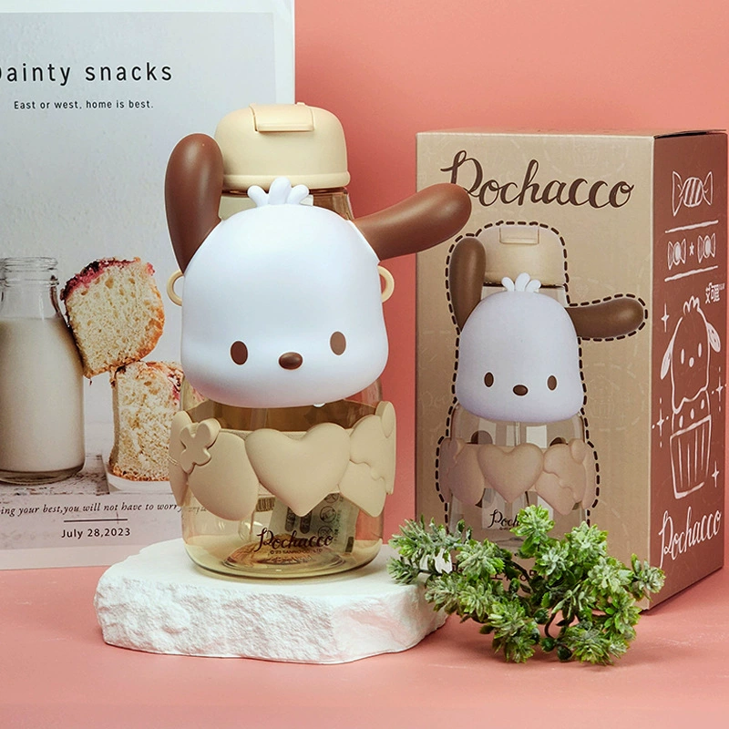 Sanrio, Ultra, высококачественная детская трубочка со стеклом, вместительная Ultraman Tiga, чайник, падение защиты