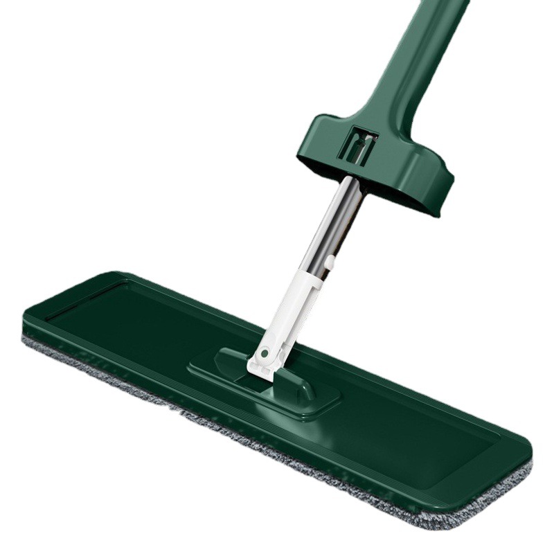Fregona plana sin lavado a mano húmeda y seca de doble uso absorbente perezoso hogar fregona de piso de madera fregona artefacto entrega de una pieza