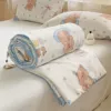 Rope-embedded summer quilt-Love Bear