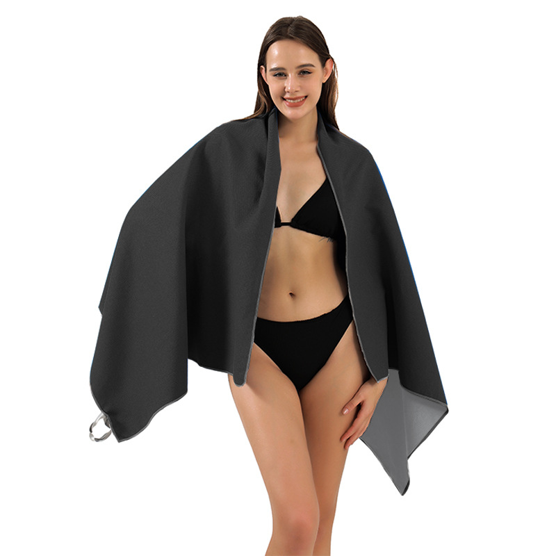 Natación Toalla de playa de secado rápido Toalla de baño para mujer Toalla deportiva Toalla absorbente de playa portátil Toalla de baño Transfronteriza Amazon