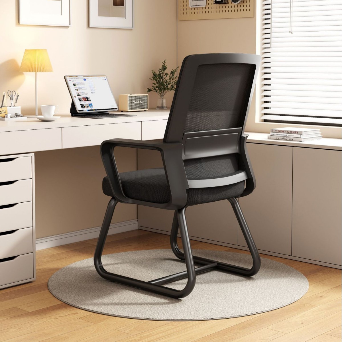 Silla de Computadora de Malla de Nylon, Ergonómica, para Oficina