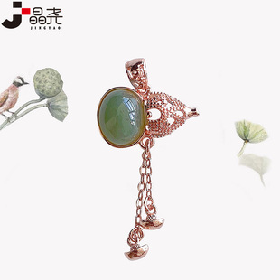 ���� ��Ȼ��������J�朵���ꖾG��֬��ɫ14K������Ů��Y�����l