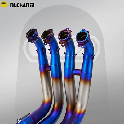 Section with Non-Destructive Installation, Motorcycle exhaust pipe