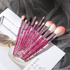 メーカー卸売りの新型の10本のネギの粉の化粧のブラシのセットの化粧のツールの散粉のコンシーラーのセットの越境の現物