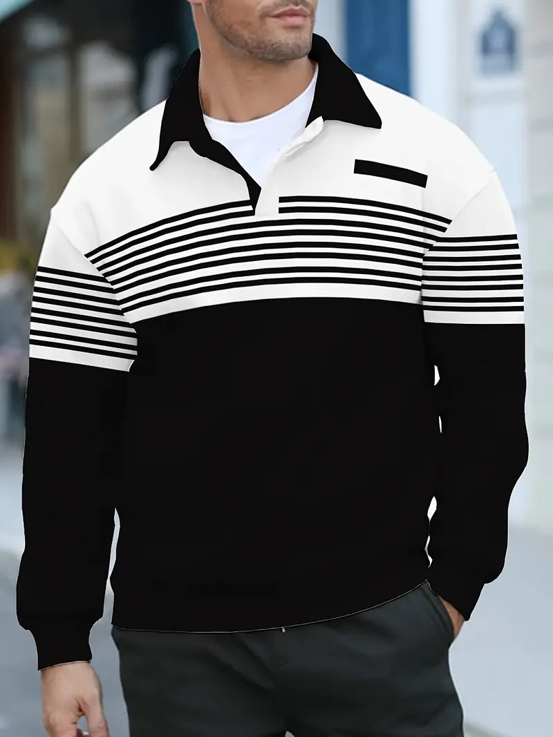 Sudadera para hombre nuevo primavera, otoño e invierno juventud engrosamiento color degradado solapa marca de moda chaqueta de manga larga MB14